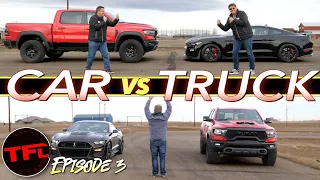 That Was Unexpected! Watch What Happens When The TRX Takes On The GT500: Run What You Brung Ep. 3