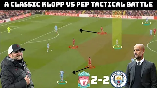 Tactical Analysis : Liverpool 2 - 2 Manchester City | Klopp's Defensive Risks & Pep's Adaptations |