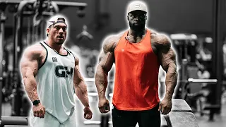 THE MUSCLE MANSION BODYBUILDERS ft. QUINT BEASTWOOD & BRANDON MENDOZA AND BUZZ