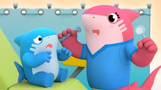 DON’T BE SCARED of the DENTIST Baby Shark! - Boo Boo Song for Kids | Shark Academy - Songs for Kids