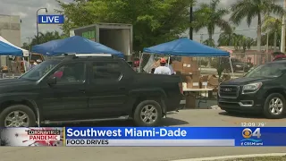 Food Distribution Sites Are Overwhelmed By Demand