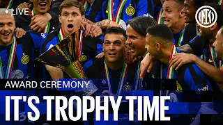 IT'S TROPHY TIME 🏆 | PREMIAZIONE SCUDETTO 2024 su INTER TV 🔴📺⚫🔵