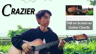 Crazier -Taylor Swift --(FREE TAB) fingerstyle guitar cover