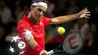 Highlights: Roger Federer (SUI) v Andrey Golubev (KAZ)