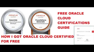 FREE Oracle Cloud certifications and trainings
