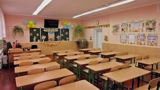 Кабинет начальных классов в школе № 18 пос.Коцюбинское (Коцюбинське)