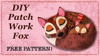 Patchwork Fox || FREE PATTERN || Full step by step Tutorial with Lisa Pay