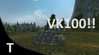 World of tanks VK100 01 P CT gameplay