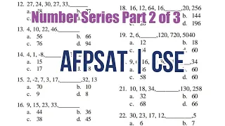 Number Series Part2 of 3: Find the Missing Number [AFPSAT CSE Reviewer]