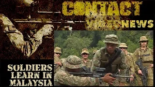 Aussie soldiers shooting and jungle training in Malaysia