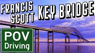 Francis Scott Key Bridge | I-695 POV Driving