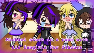 Michael stuck in a room with his fangirls for 24hours | Afton Family |
