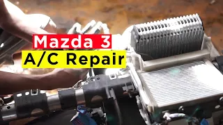 Mazda 3 A/C Repair (Evaporator, valve and drier)