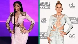 Did Nicki Minaj Give Jennifer Lopez Side-Eye During AMAs Performance?