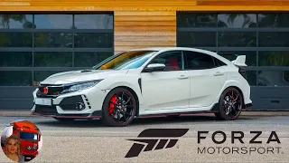 Forza Motorsport Honda Civic Type R Test Race to Mugello Circuit and Kylami Circuit Gameplay ITA