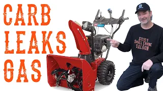 How To Fix Your Leaking Snow Blower Carb – Briggs Or Tecumseh