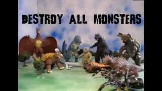 Destroy All Monsters Stop Motion Movie