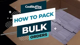 How to Pack Bulk Orders