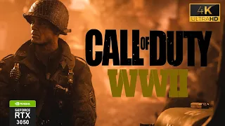 CALL OF DUTY- WWII -- D-Day || Walkthrough ||  RTX 3050 PC [4K UHD 60FPS ] - No Commentary