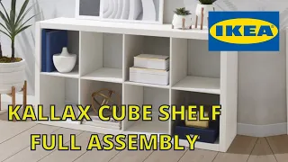 How to Assemble an Ikea Kallax Cube Shelf | Great Beginner Project