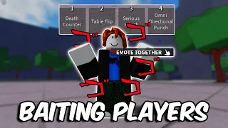 BAITING PLAYERS With Saitama Ultimate and TROLL Them! | The Strongest Battlegrounds ROBLOX