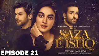 Saza e Ishq - Episode 21 | Anmol Baloch - Azfar Rehman - Humayoun Ashraf | Pakistani drama