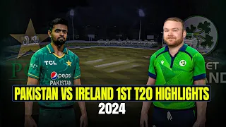 Pakistan Vs Ireland 1st T20 Match Highlights 2024 | Pak Vs Ire 1st T20 | Cricket 24 Gameplay