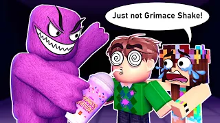 Deadly games of Grimace Shake, The FULL Story (a scary story in roblox)