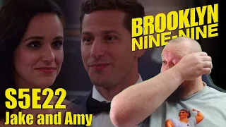 Brooklyn 99 5x22 Jake and Amy REACTION - Add this episode to the list of things that make me cry