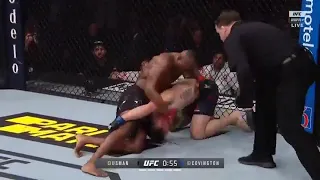 Kamaru Usman derrota e quebra mandíbula de lutador racista e fã de Trump