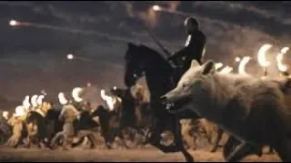 The Dothraki attack on The White Walkers army (fired edition)
