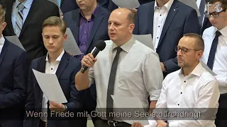 Wenn Friede mit Gott meine Seele durchdringt