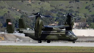 V-22 OSPREY TEST FLIGHT Presidential MV-22 Osprey Returns to Flight After Grounding