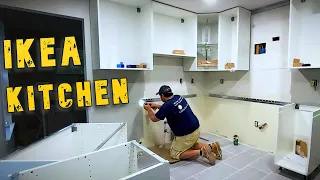 Full IKEA Kitchen Install: Cabinet Hack/Install Tips