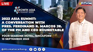 2023 Asia Summit: A Conversation with PH President Ferdinand R. Marcos Jr. 09/13/2023