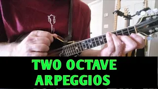 Two Octave Arpeggios for Mandolin