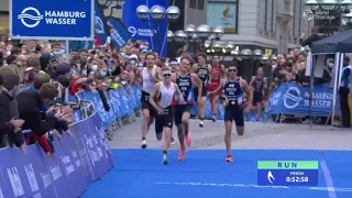 Incredible triathlon sprint finish at WTCS Hamburg