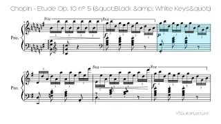 Chopin - Etude Op. 10 n° 5 ("Black & White Keys")
