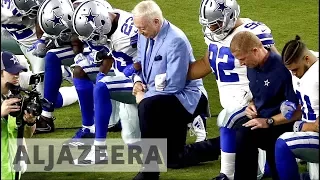 US VP  Pence walks out over NFL players' anthem protest