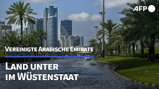 Emirate: Land unter im Wüstenstaat | AFP