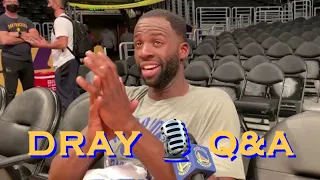 📺 Entire DRAYMOND Q&A: “Yeah mf’ers…can’t get away w that sh__” when he heard abt non-🏀 move rules