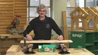 Nicht sichtbare Verschraubung einer Holzterrasse auf einer Holz Unterkonstruktion mit Ralf Dammasch