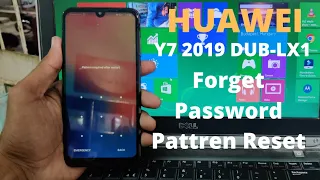 Huawei Y 2019 Dub-Lx1 Hard Reset Forget Password Pattren Unlock | How To Unlock Huawei Y7