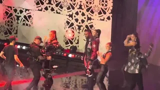 Swerve Strickland Entrance and Hangman Adam Page Attack AEW Full Gear 2023