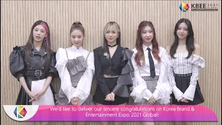 [KBEE 2021 GLOBAL] Greeting Message from  ITZY