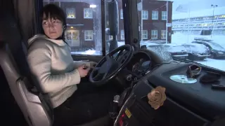 Anita Helleland - lastebilsjåfør