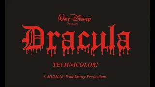 Disney's "Dracula"  (1965) - Buena Vista/Main Titles/Prologue (Many Vampires Attacking)