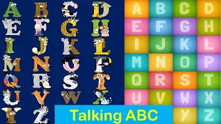 Talking ABC with Alphabetimals / A-Z alphabet animals / ABC animal alphabet / learn English alphabet