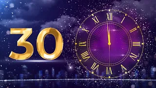 🥂 Happy New Year Countdown 2023 With Sound Effect 🥂 30 Seconds New Year Countdown ⌚