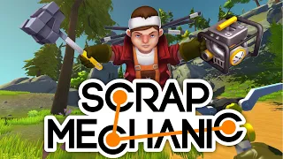 !! Играю в Scrap Mechanic !! Делаю танк СССР БТ-5 !!